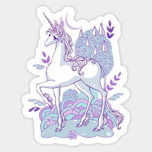 The Last Unicorn Illustration Sticker